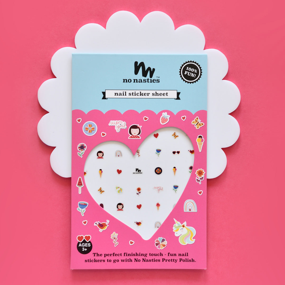 Colourful Kids Nail Sticker Set – Pack of 5
