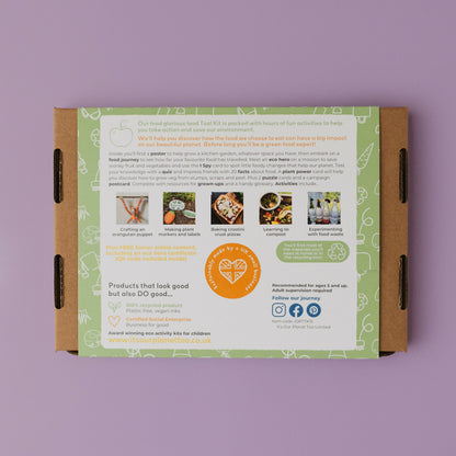 FOOD GLORIOUS FOOD - Children’s eco activity kit (Age 5+) — Montessori wooden toy UK | KIDDYKIND