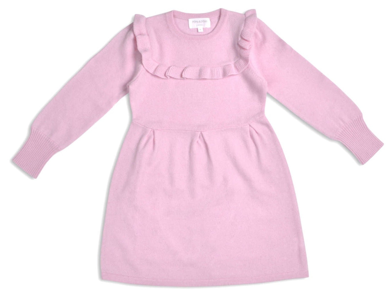 Ruffled Bib Dress| cashmere/ merino