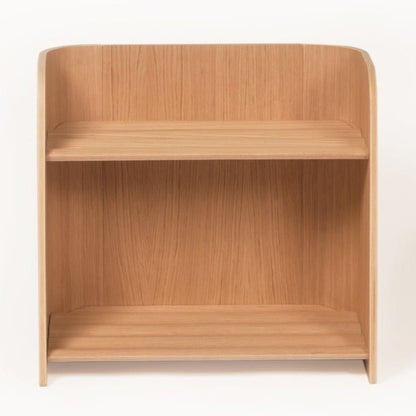 Curve Lab small curvy bookcase angle