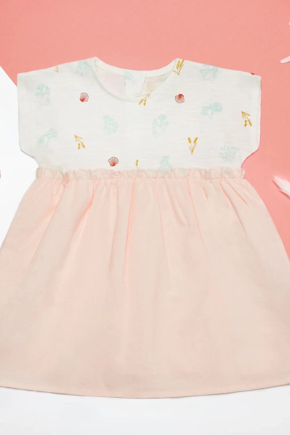 Organic Cotton Coral Dress