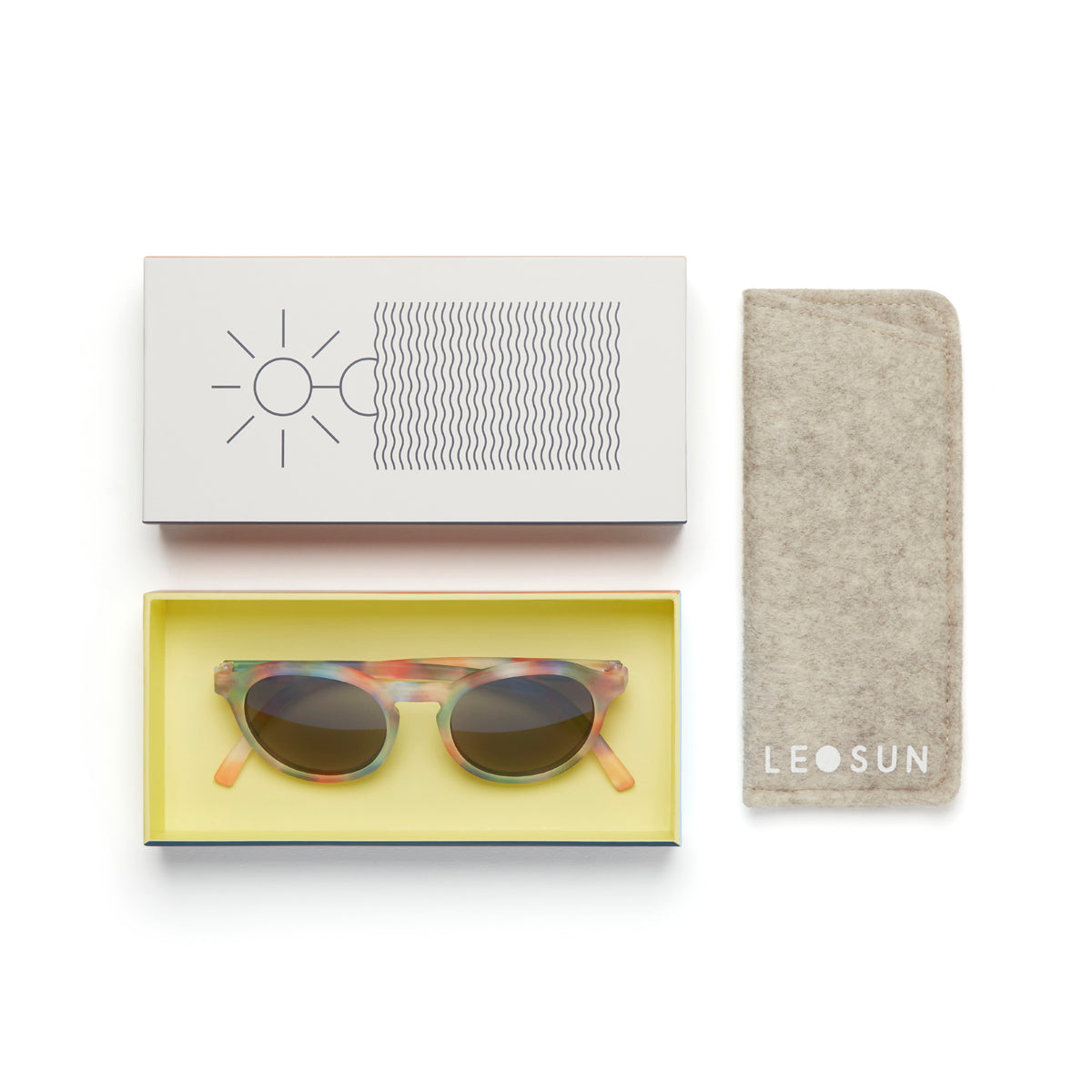 Kids Polarized Sunglasses 5+ years - Easton | Faded Rainbow