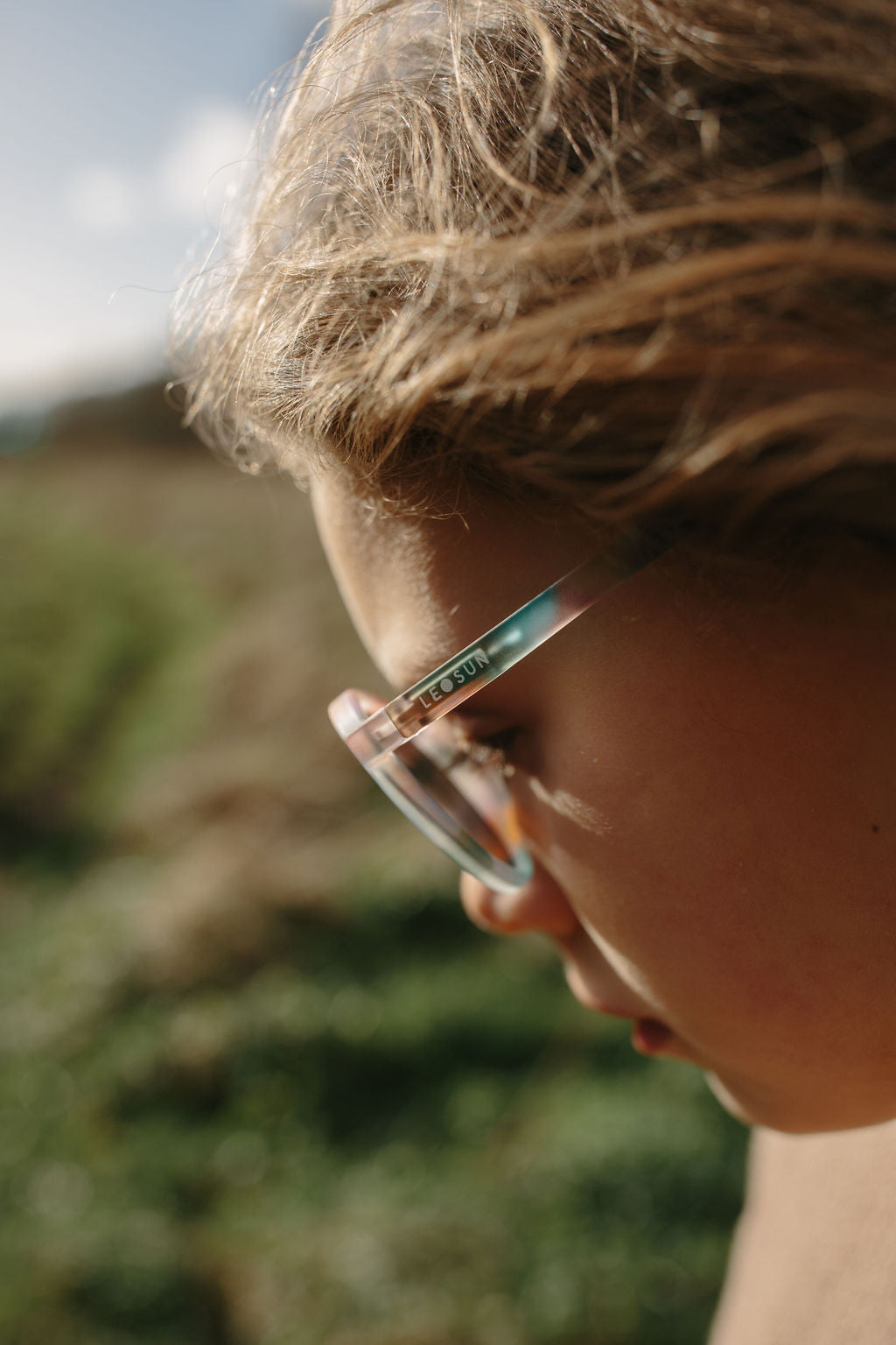 Kids Polarized Sunglasses 5+ years - Easton | Faded Rainbow