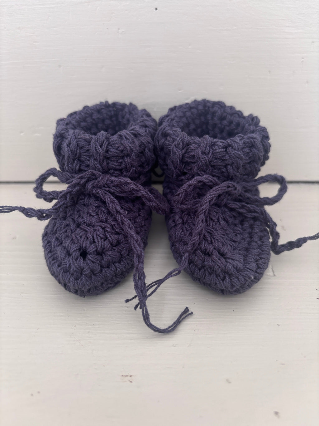 Organic cotton baby booties