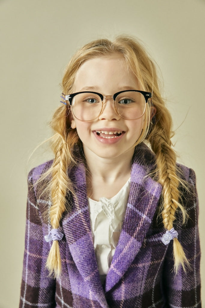 Magic Mermaid Tweed Blazer in Purple six 