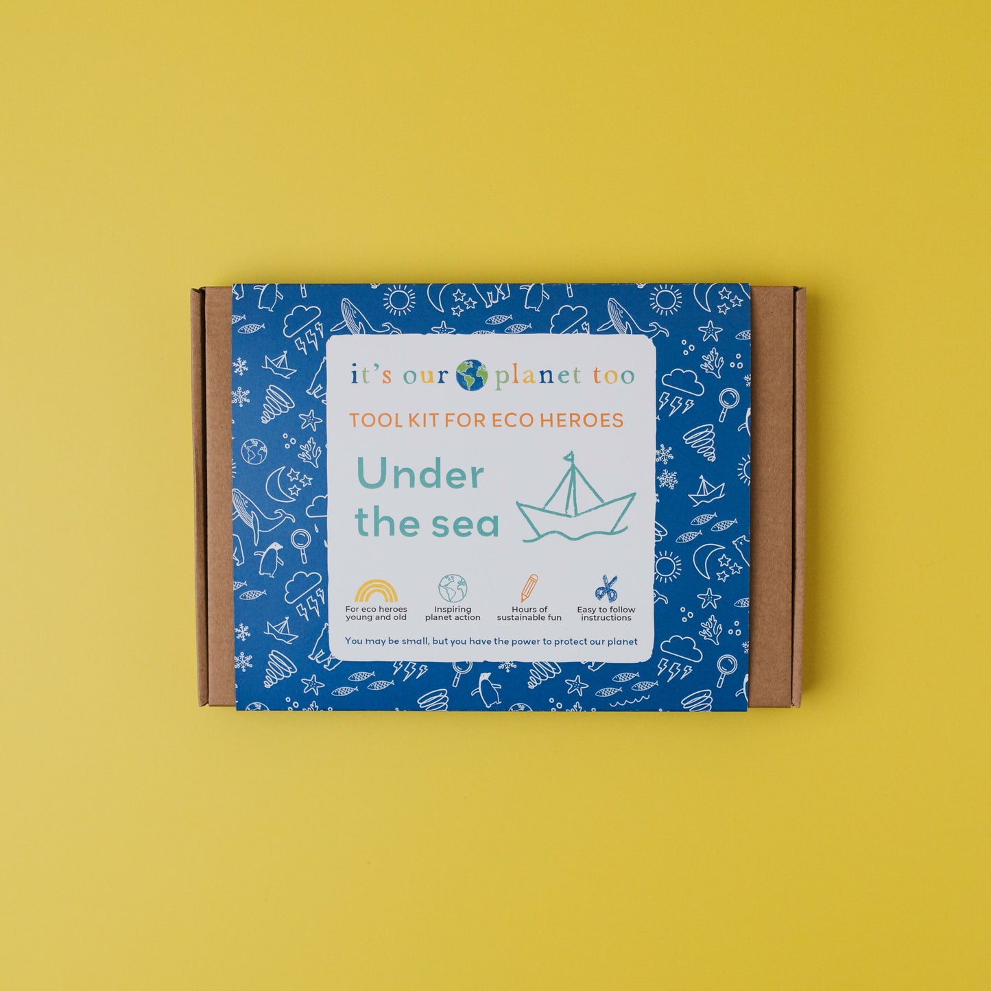 Sustainable Montessori toy: UNDER THE SEA - Children’s eco activity kit (Age 5+) | KIDDYKIND