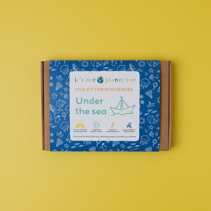 Sustainable Montessori toy: UNDER THE SEA - Children’s eco activity kit (Age 5+) | KIDDYKIND