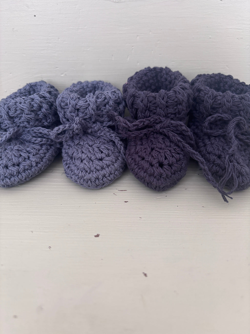 Organic cotton baby booties
