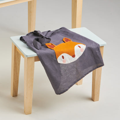 Fox Linen Apron