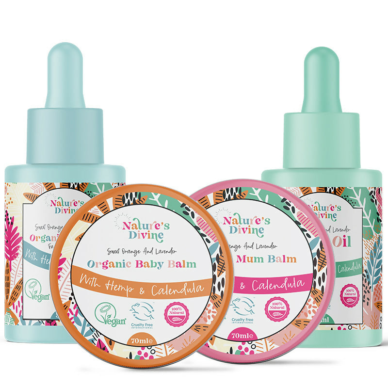 Gentle newborn skincare: Organic Skincare Family Bundle | KIDDYKIND