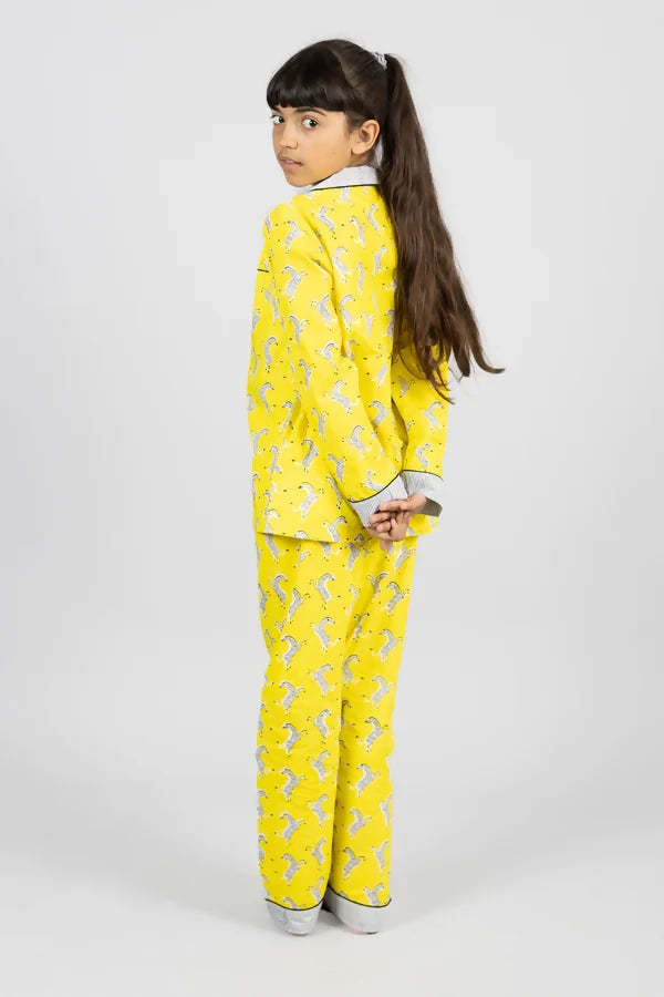 Zeba's Joyful Gallop - Organic Cotton Kids Pyjamas