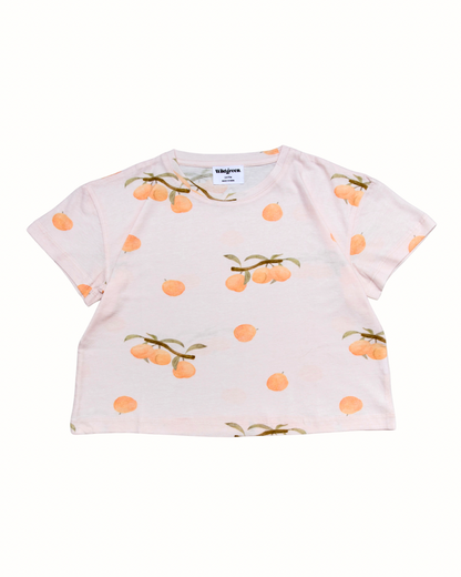 Apricot Print Tee
