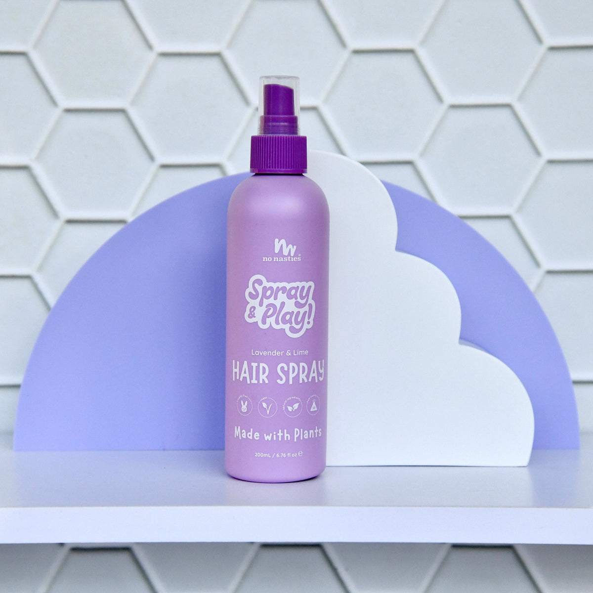 Alcohol-Free Kids Hair Spray – Lavender & Lime, 200ml