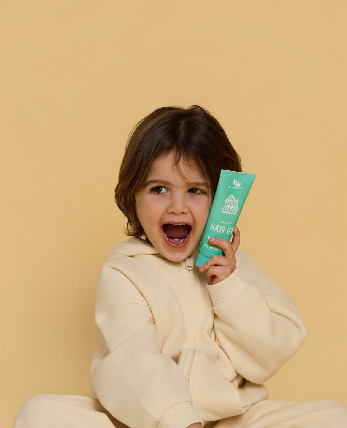 Plant-Based Kids Hair Gel – Lime & Mint, 125ml