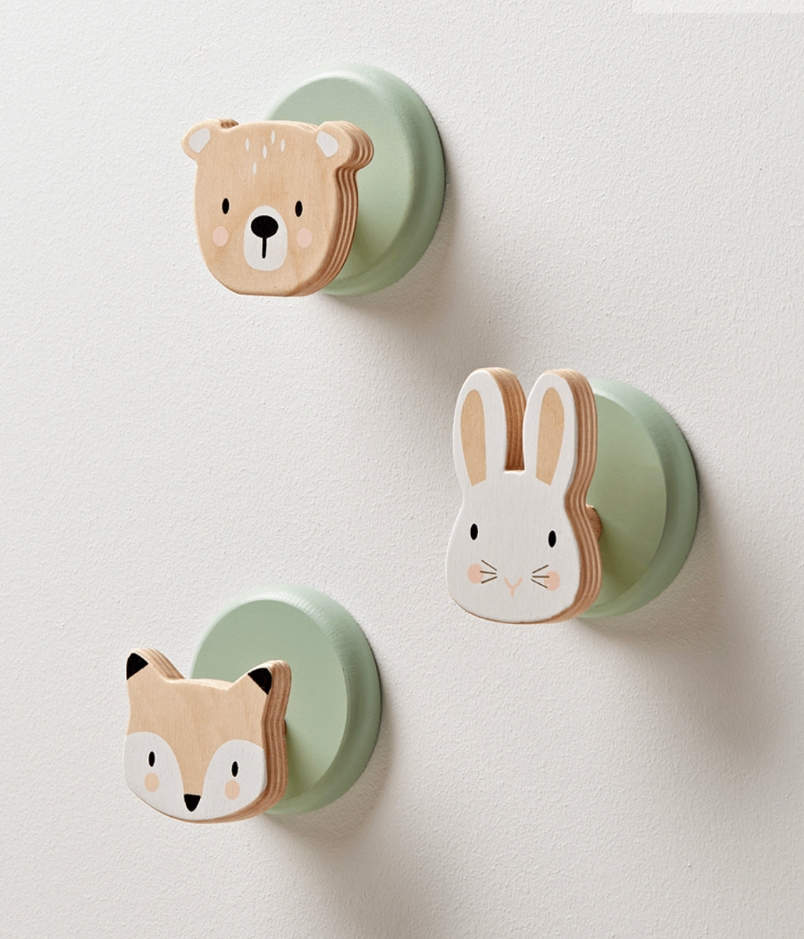 Set of 3 Forest Hooks