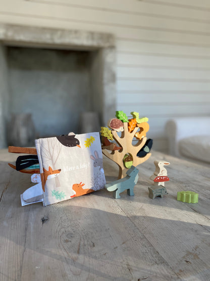 Stacking Forest | natural wooden toy for toddlers UK