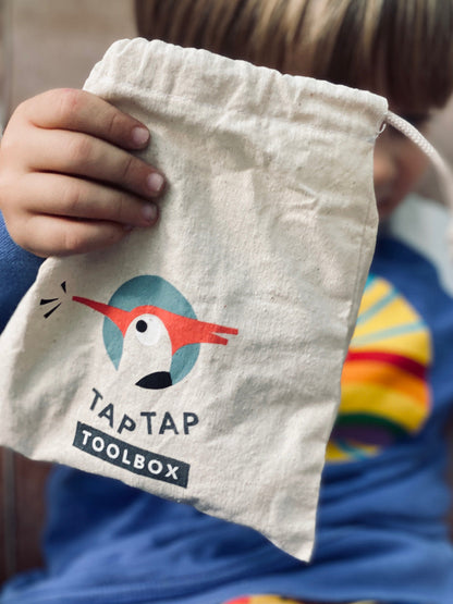 Sustainable Montessori toy: Tap Tap Tool Box | KIDDYKIND