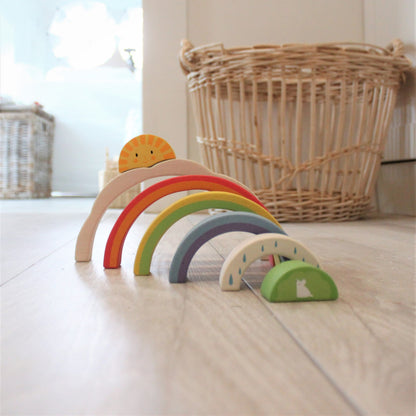 Rainbow Tunnel — Montessori wooden toy UK | KIDDYKIND