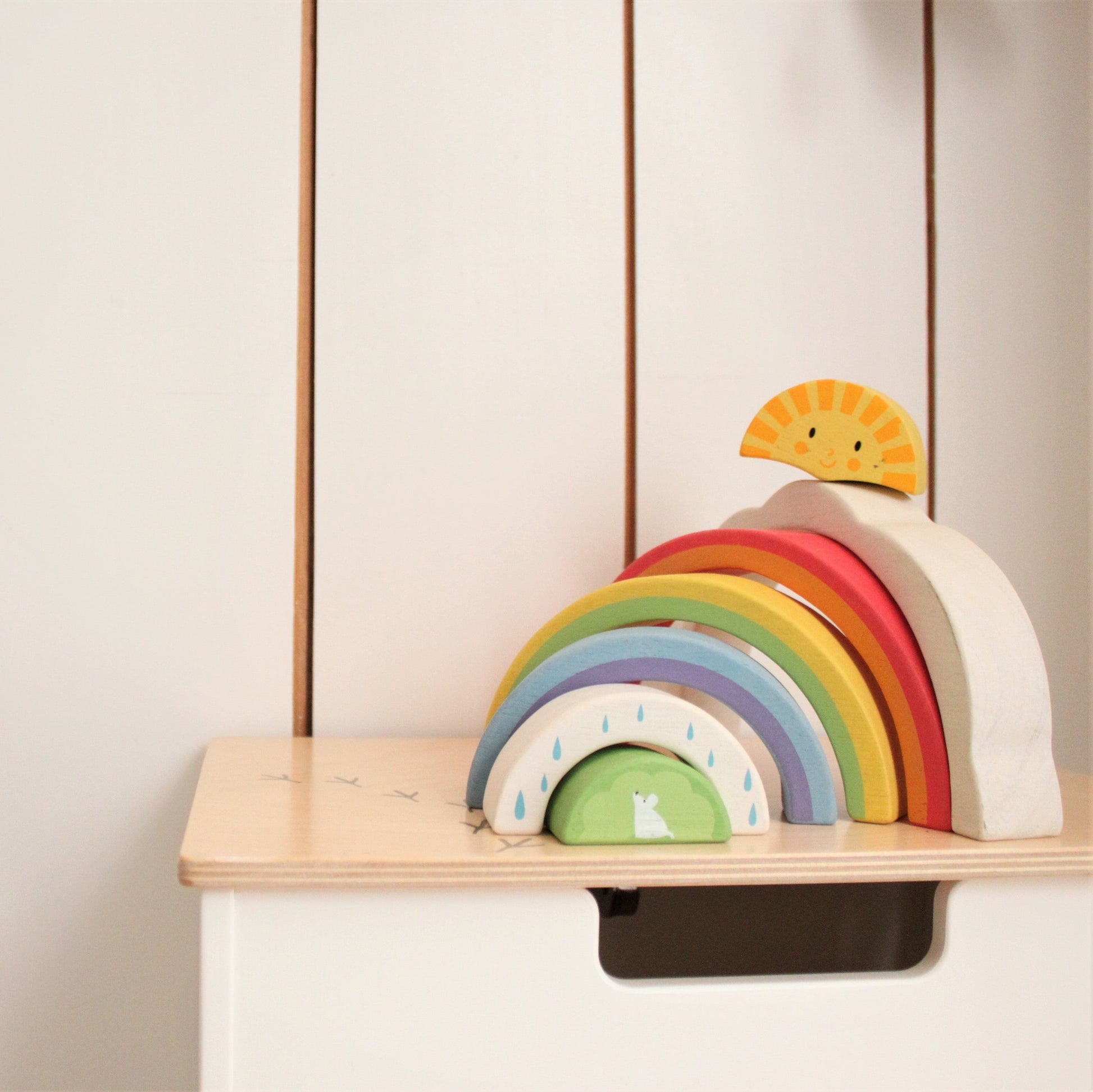 Rainbow Tunnel — Montessori wooden toy UK | KIDDYKIND