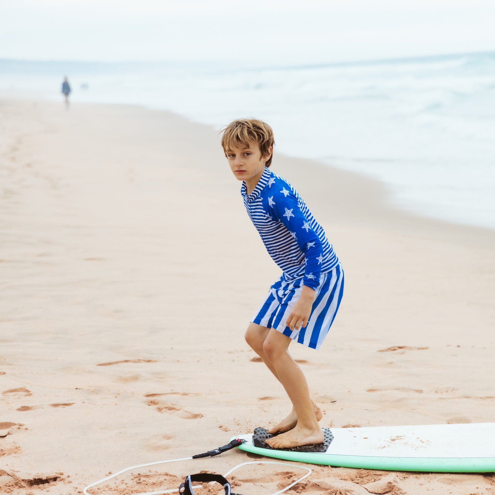Kids' Rash Vest - Blue by Pure Earth Collection, vetted by KIDDYKIND