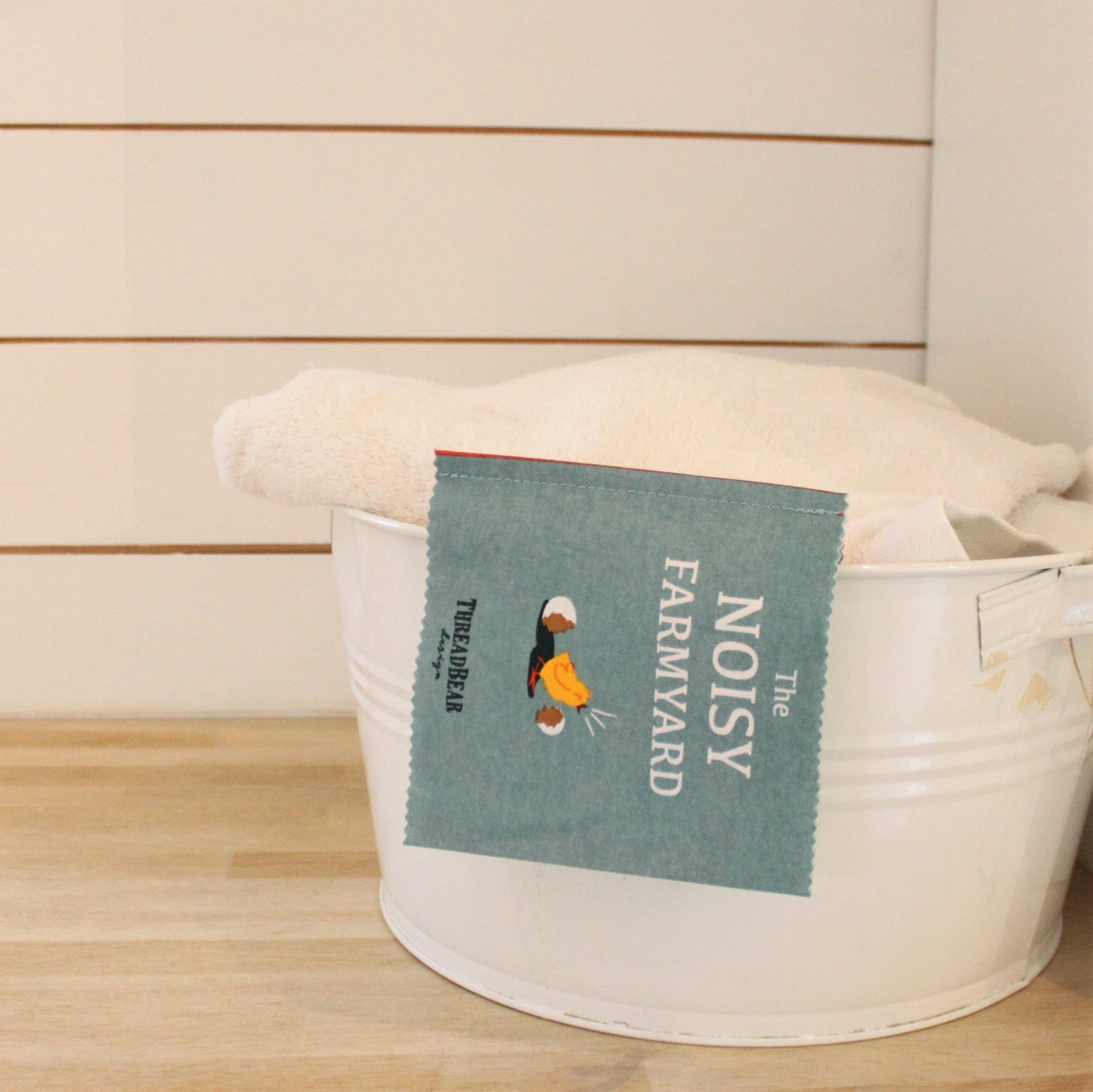 The Noisy Farmyard Rag Book | sustainable organic baby UK