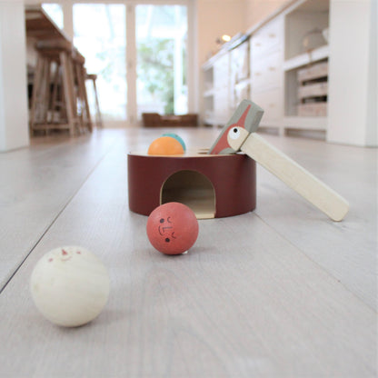 Woodpecker Game | natural wooden toy for toddlers UK