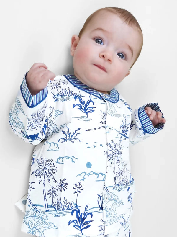 Stego's Moonlit Meander - Organic Cotton Kids Pyjamas