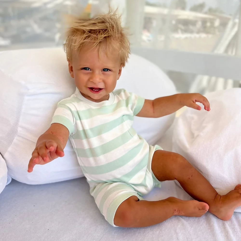 Organic Cotton Reef Romper