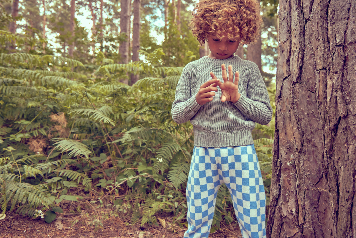 Boys Fisherman Jumper | Oxford Grey by MIKA & MILO, organic cotton, vetted by KIDDYKIND