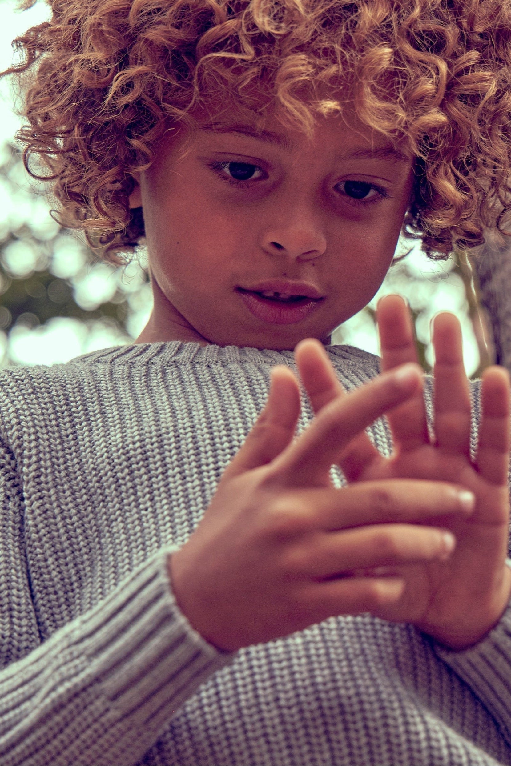 Boys Fisherman Jumper | Oxford Grey by MIKA & MILO, organic cotton, vetted by KIDDYKIND