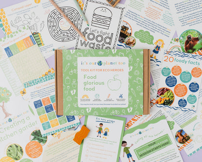 FOOD GLORIOUS FOOD - Children’s eco activity kit (Age 5+) — Montessori wooden toy UK | KIDDYKIND