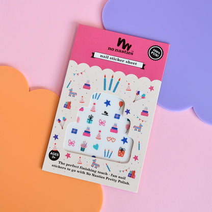 Colourful Kids Nail Sticker Set – Pack of 5