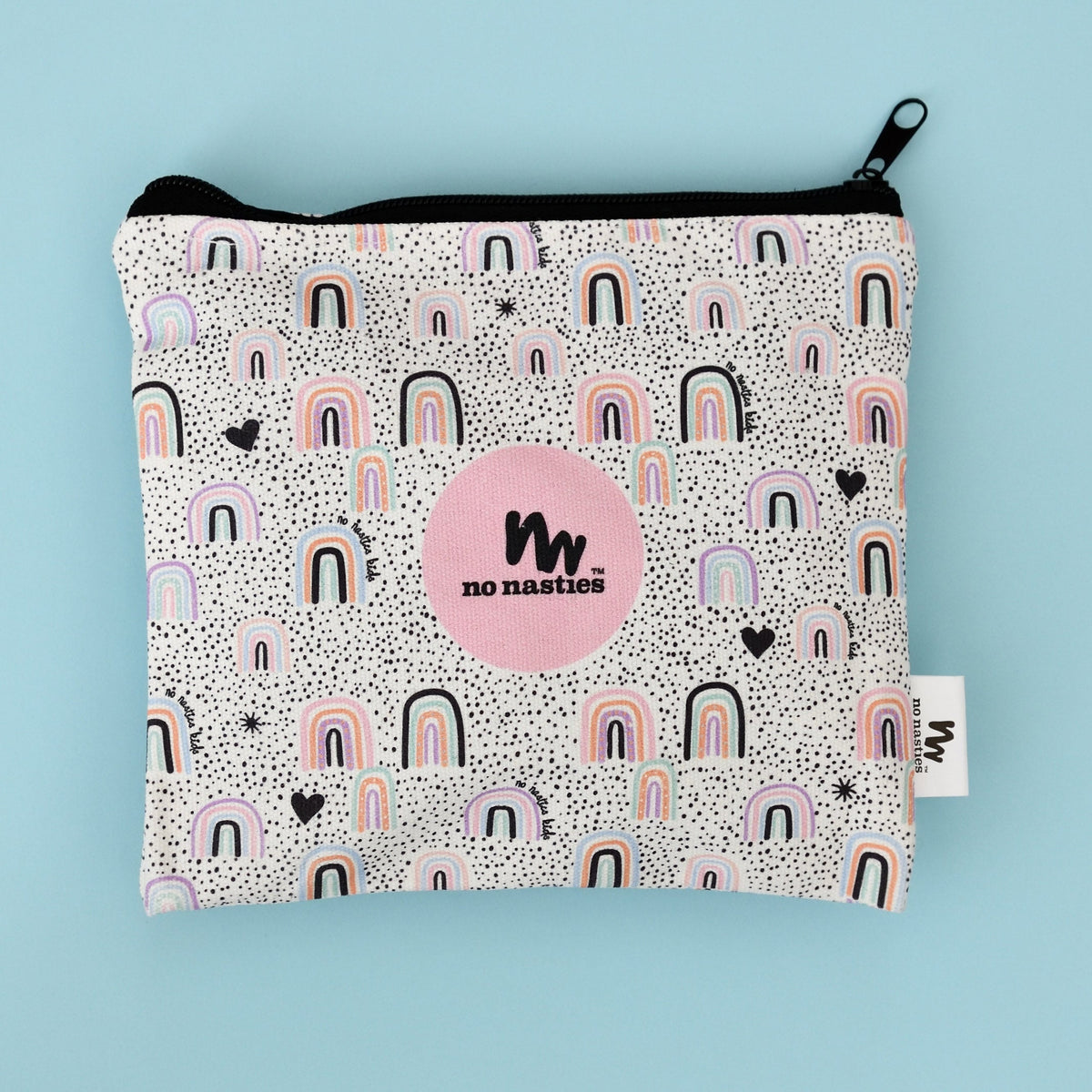 Kids Cotton Rainbow Cosmetic Bag