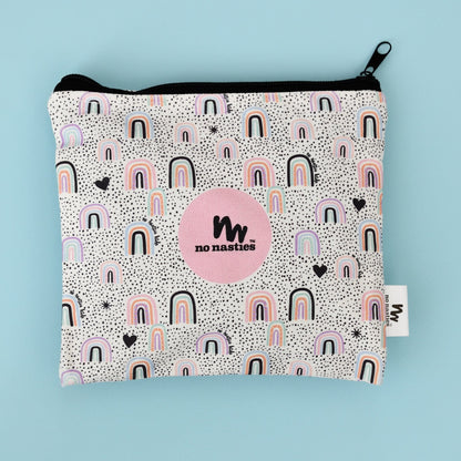Kids Cotton Rainbow Cosmetic Bag