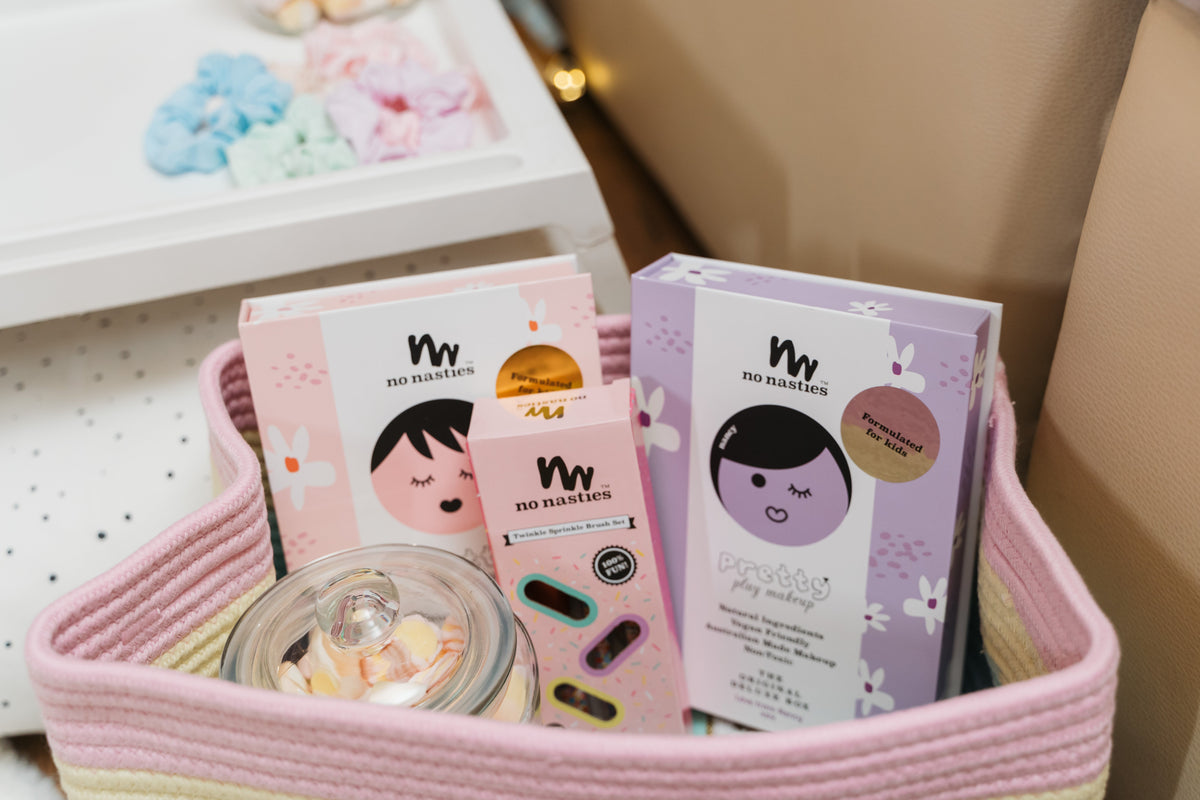 Nala Pink Kids Play Makeup Palette & Lip Gloss Set