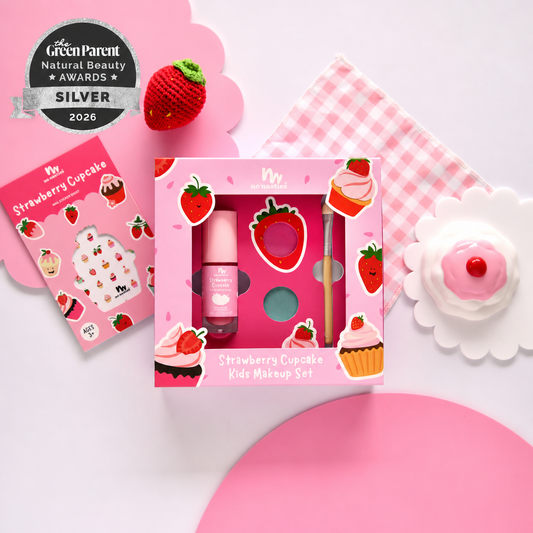 Strawberry Cupcake Mini Play Makeup Gift Set