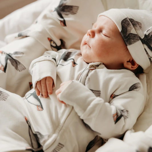 Natural organic cotton sleepsuits for baby uk