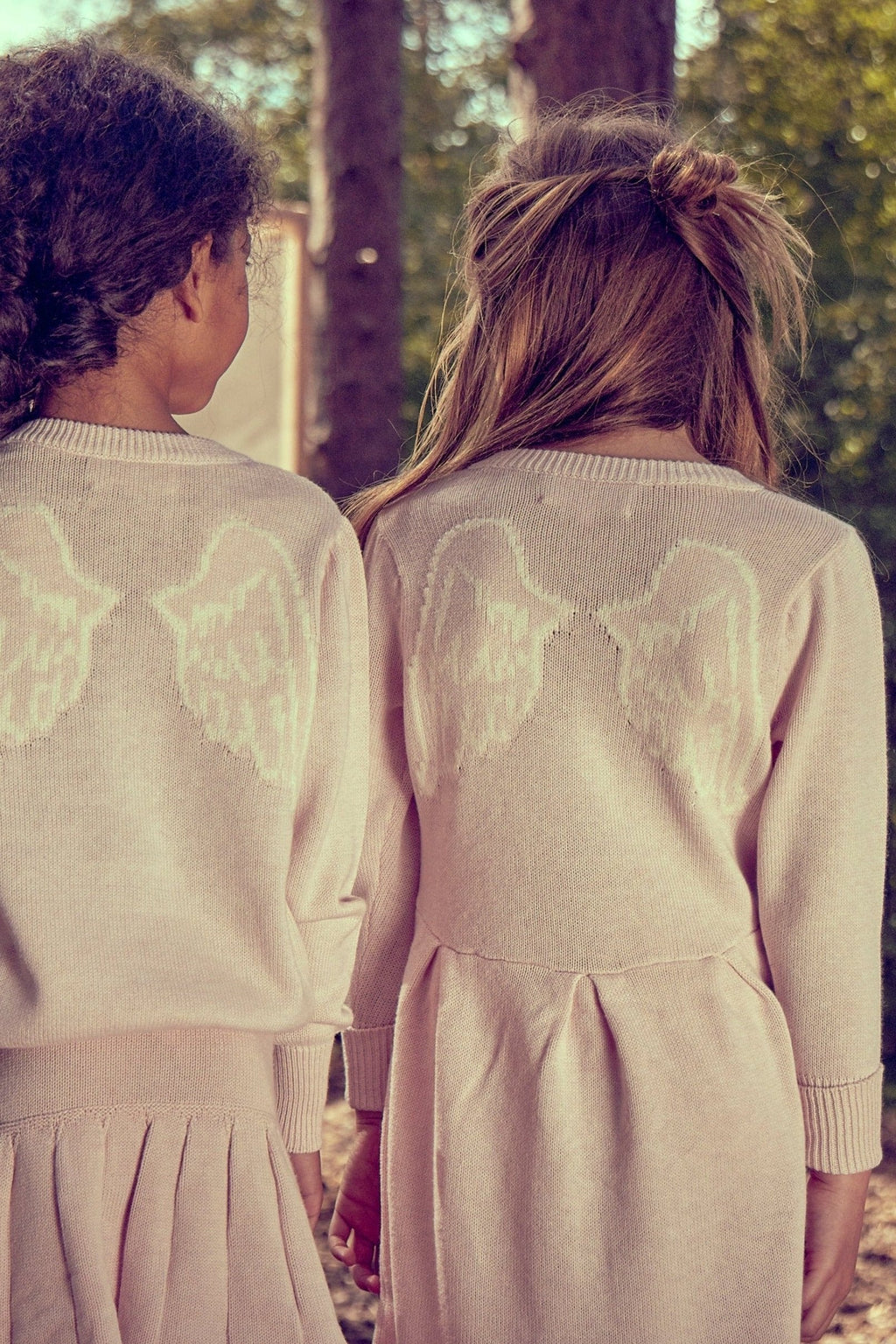 cute girls organic cotton angel dress