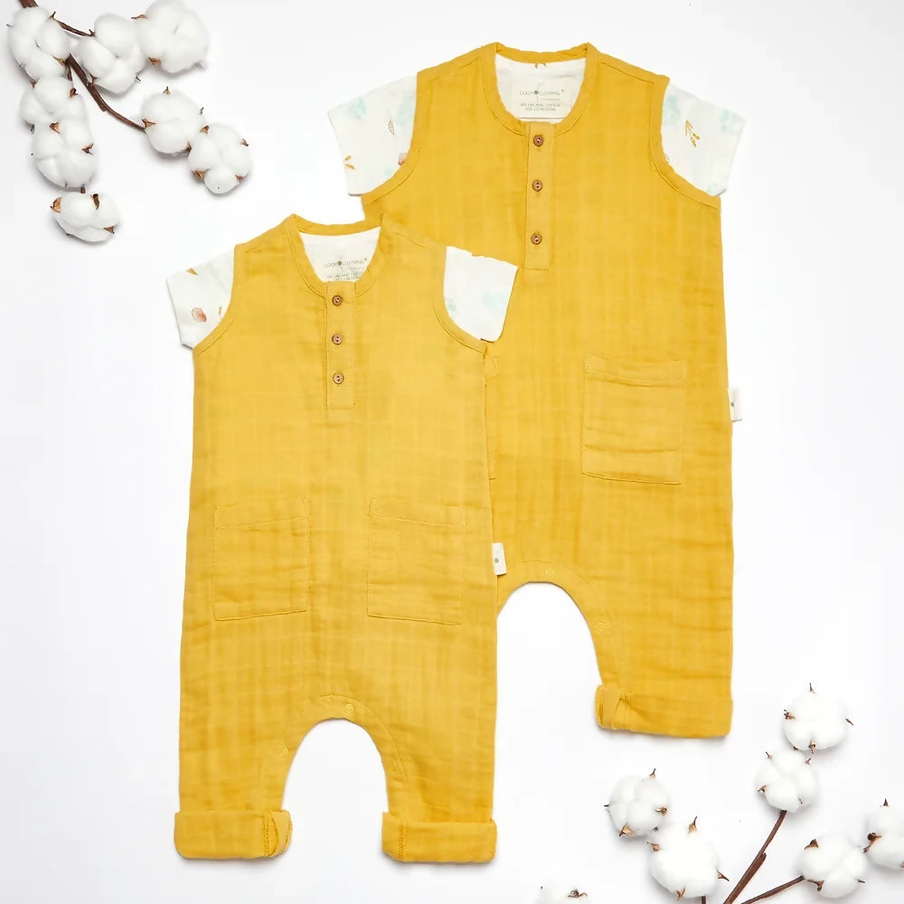Organic Cotton Muslin Overall - Arrecife