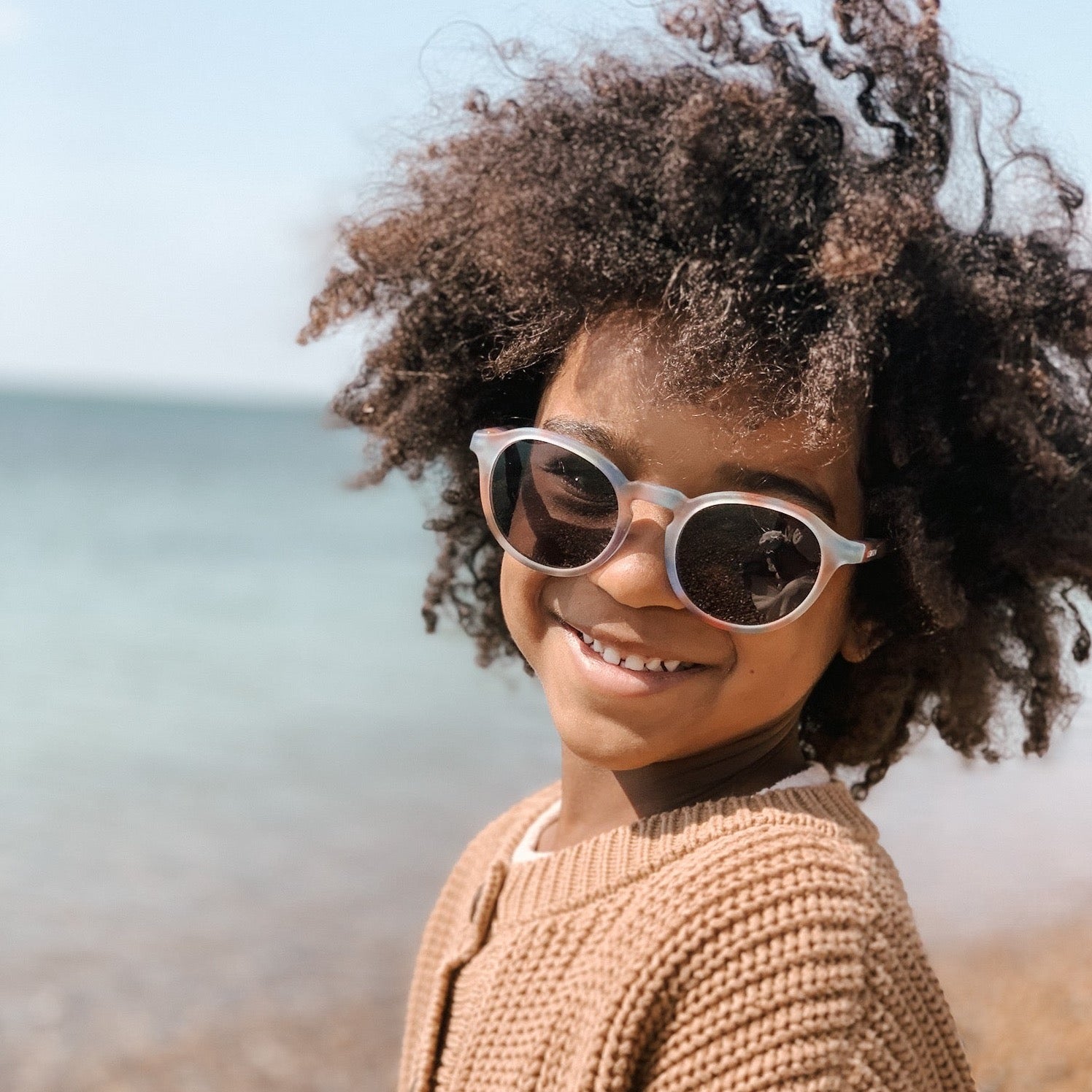 Kids Polarized Sunglasses 5+ years - Easton | Faded Rainbow