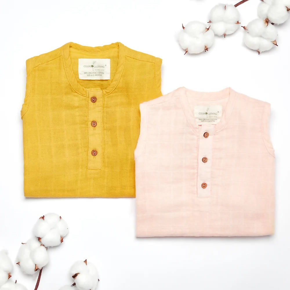 Organic Cotton Muslin Overall - Arrecife