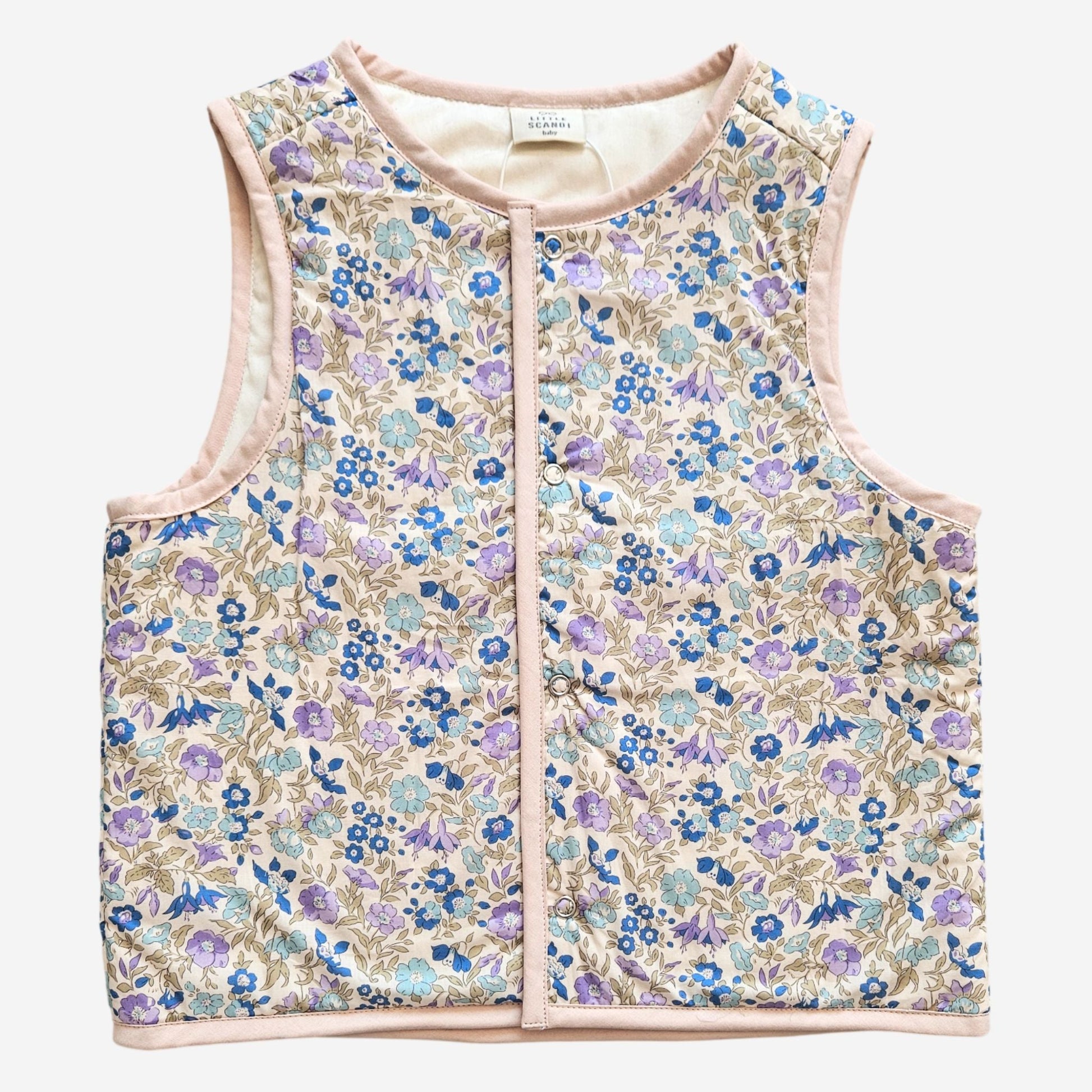 Kids Stylish Vest for babies and children in a cosy Scandinavian style by Little Scandi baby