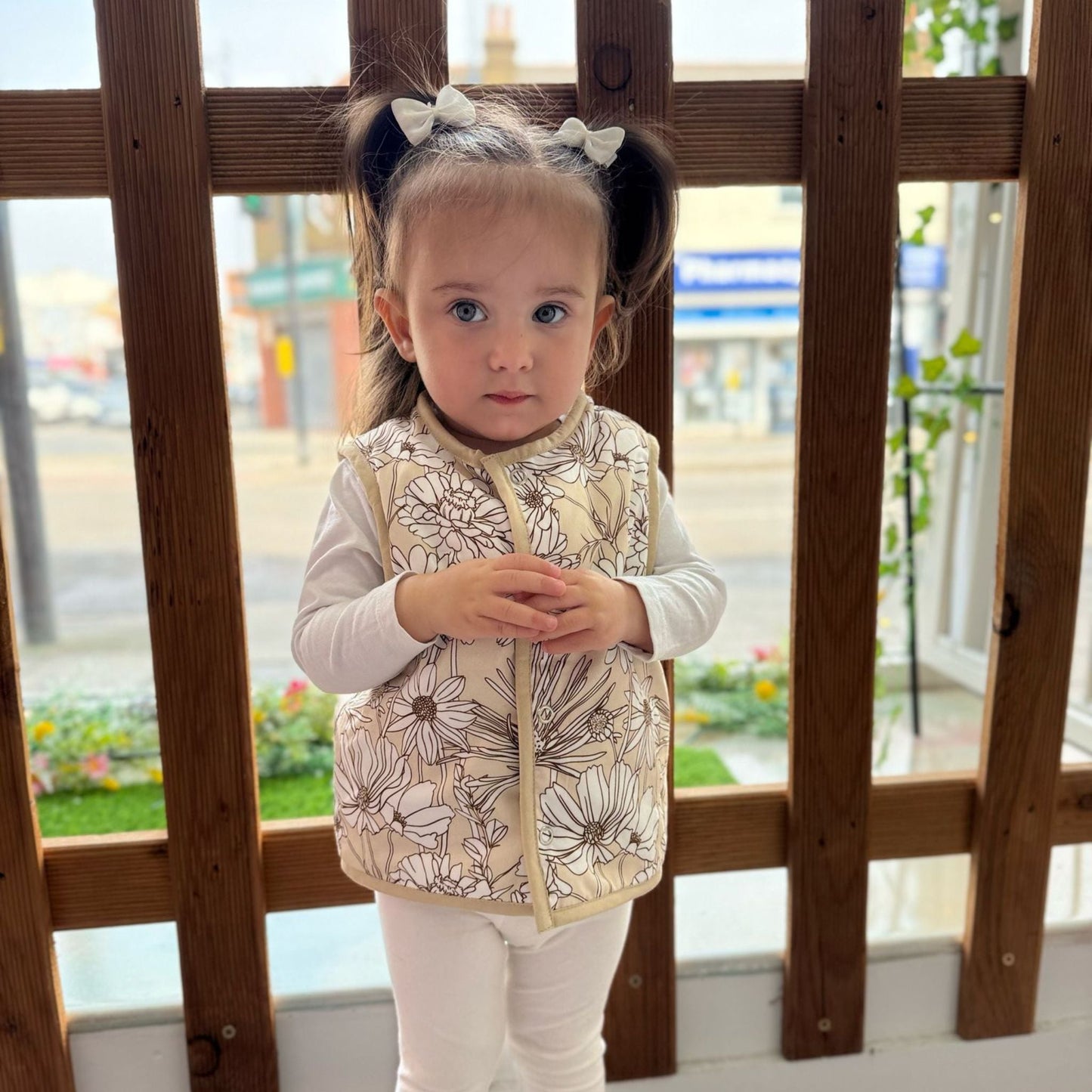 Kids Stylish Vest - Bloom In The Wild | sustainable organic baby UK