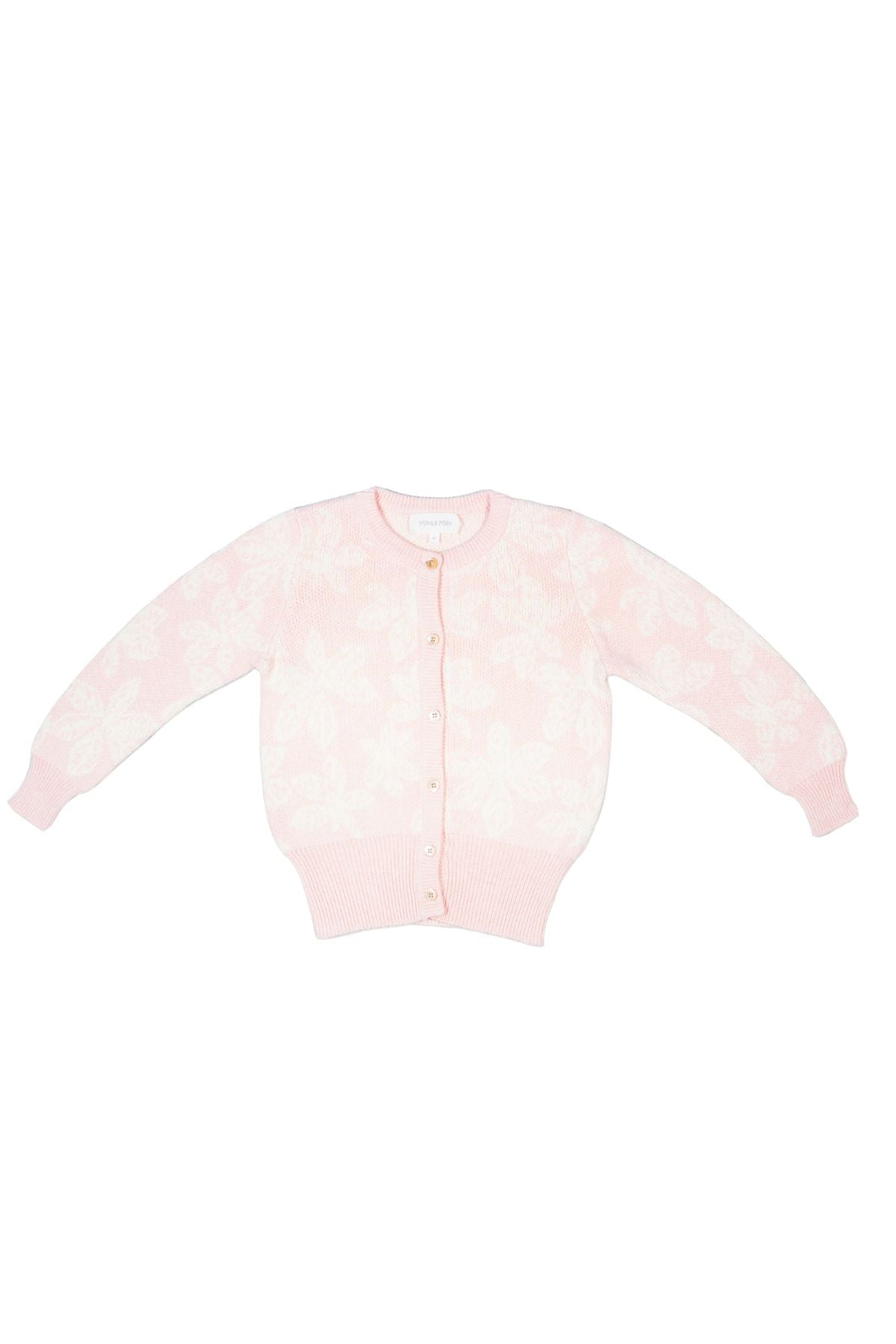 Chestnut Leaves Cardigan | Blush