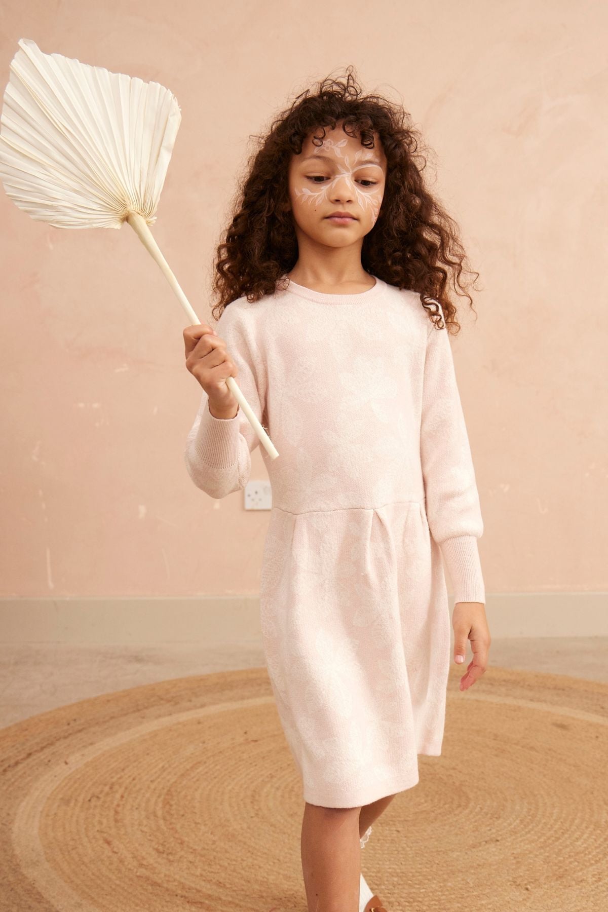 Chestnut Leaves Dress | Blush