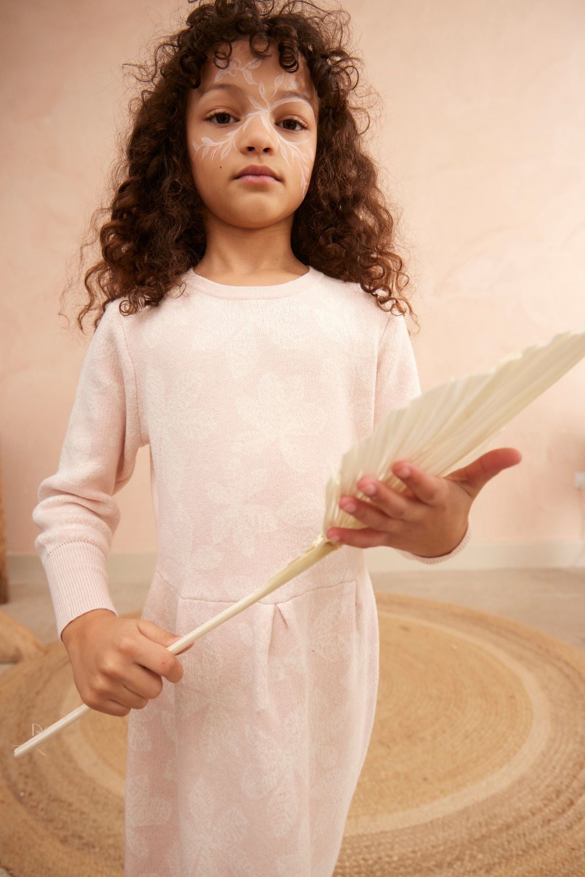 Chestnut Leaves Dress | Blush