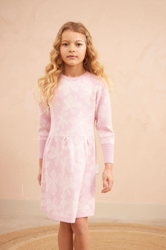 Chestnut Leaves Dress | Bubble Gum