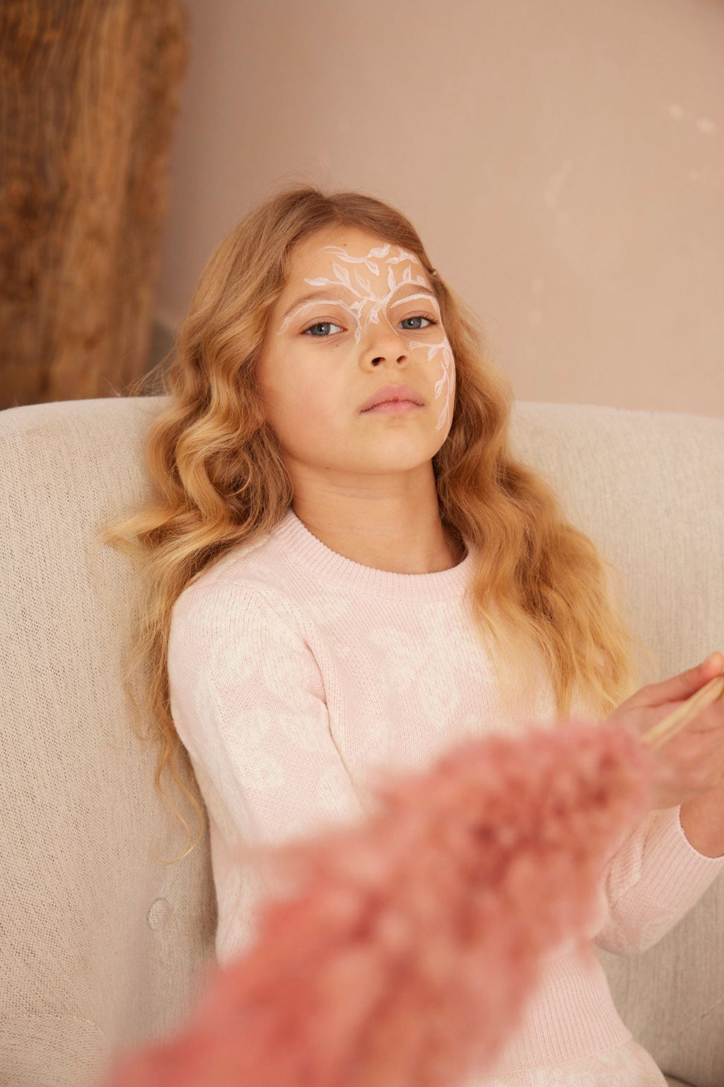 Chestnut Leaves Jumper | Blush