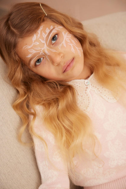 Chestnut Leaves Jumper | Blush by MIKA & MILO, organic cotton, vetted by KIDDYKIND