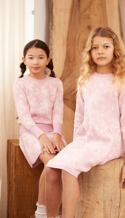 Chestnut Leaves Jumper | Bubble Gum